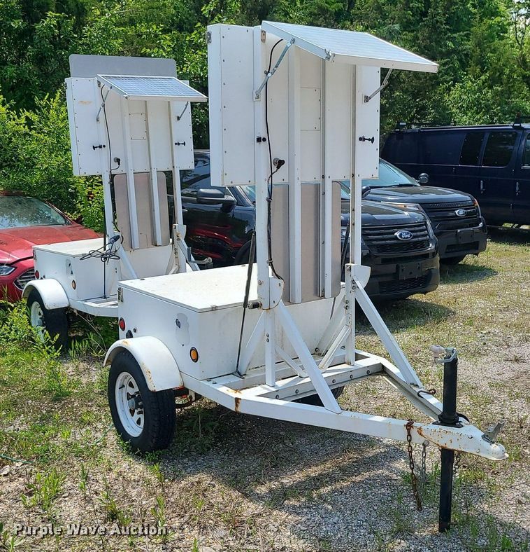 image for item MO9840 Radar speed sign trailer