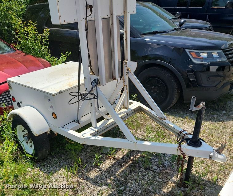 image for item MO9841 Radar speed sign trailer
