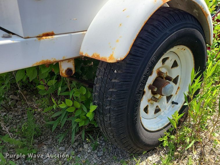 image for item MO9841 Radar speed sign trailer