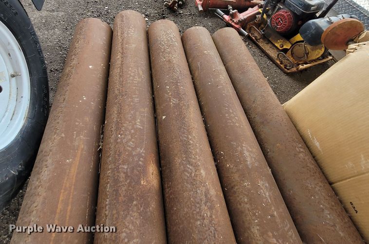 image for item NX9405 (5) 8" diameter steel pipes