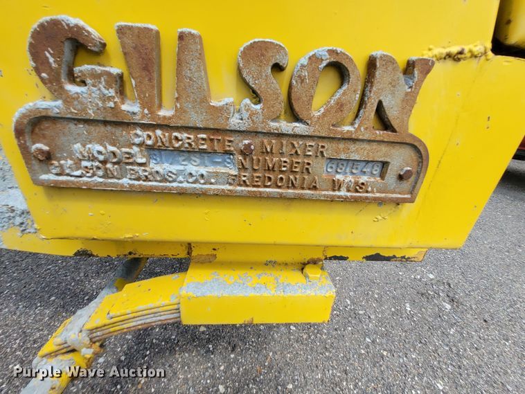 image for item NX9421 Gilson  cement mixer