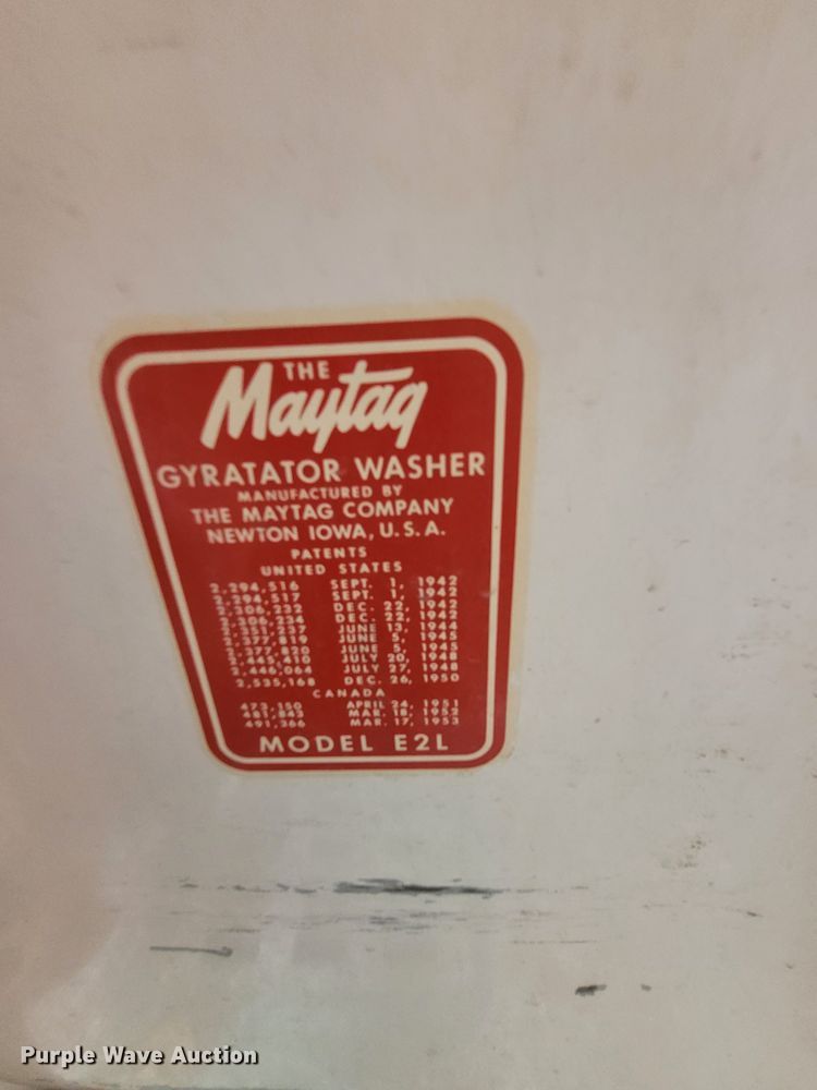 image for item NX9426 Maytag E2L washer