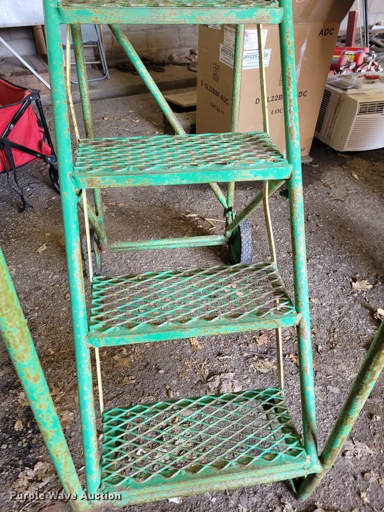 image for item NX9432 (2) five step warehouse ladders