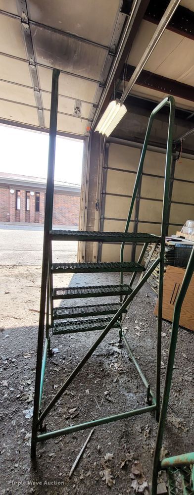 image for item NX9432 (2) five step warehouse ladders