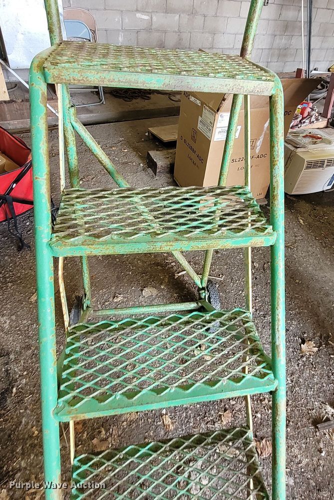 image for item NX9432 (2) five step warehouse ladders