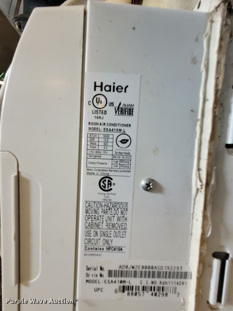 image for item NX9437 Haier  window AC unit