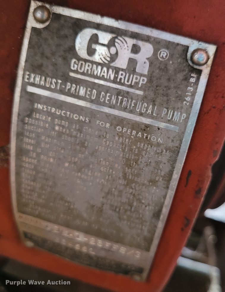 image for item NX9447 Briggs & Stratton water pump