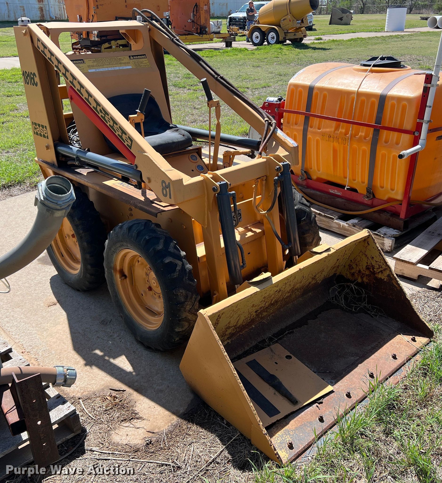 Case 1816C skid steer loader in Pampa, TX Item LB9299 sold Purple Wave