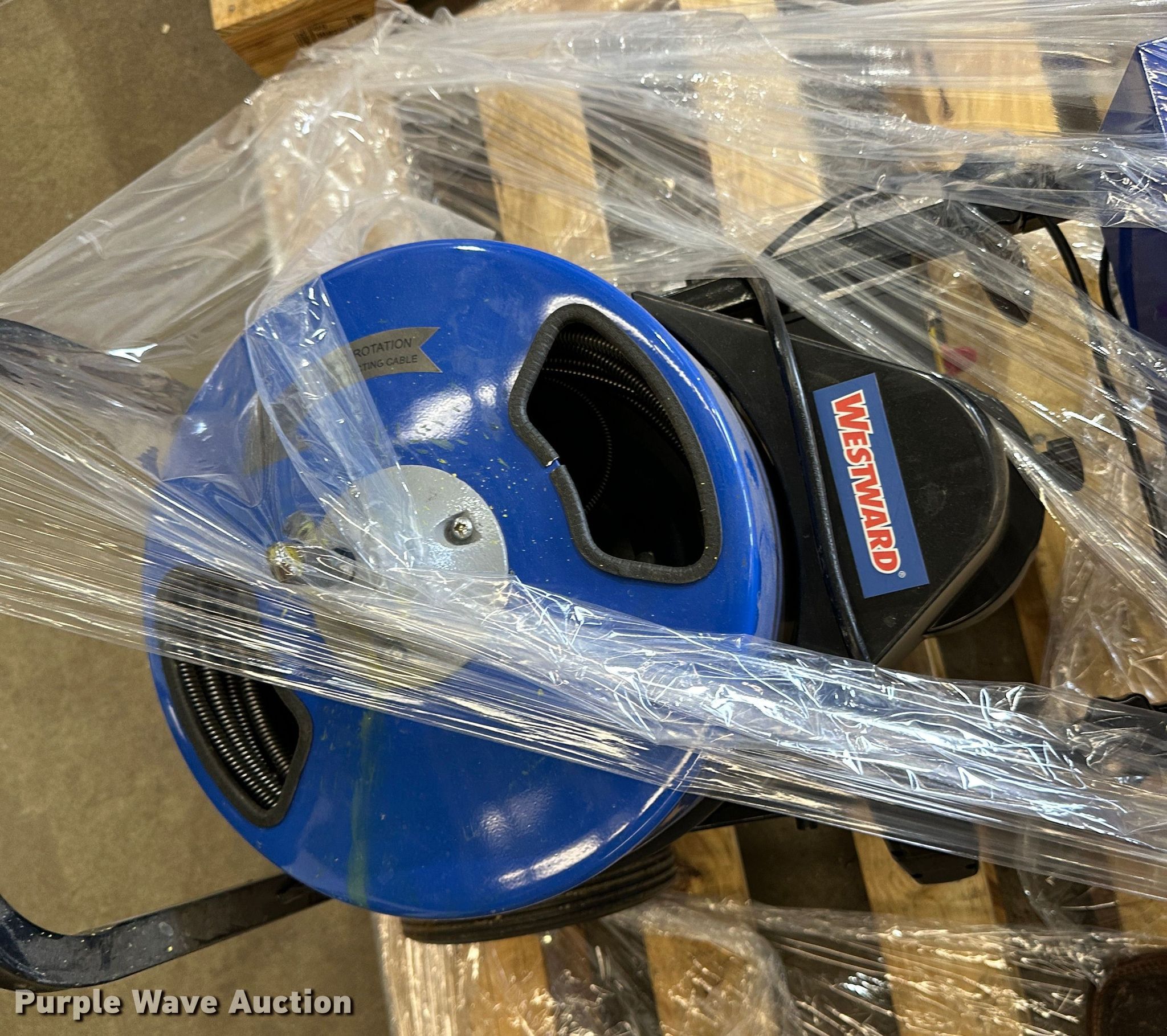 Westward electric sewer snake in Larned, KS Item NY9119 sold Purple