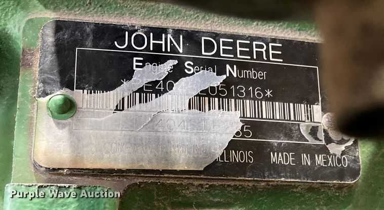 image for item DJ6175 John Deere 4045TF285B  irrigation power unit