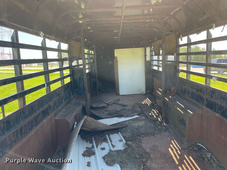 image for item DL3767 1990 Kiefer Built  livestock trailer