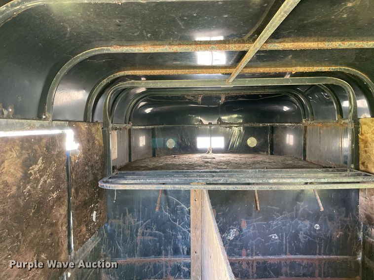 image for item DL3767 1990 Kiefer Built  livestock trailer