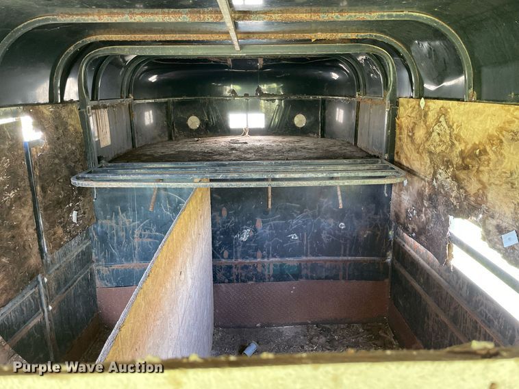image for item DL3767 1990 Kiefer Built  livestock trailer