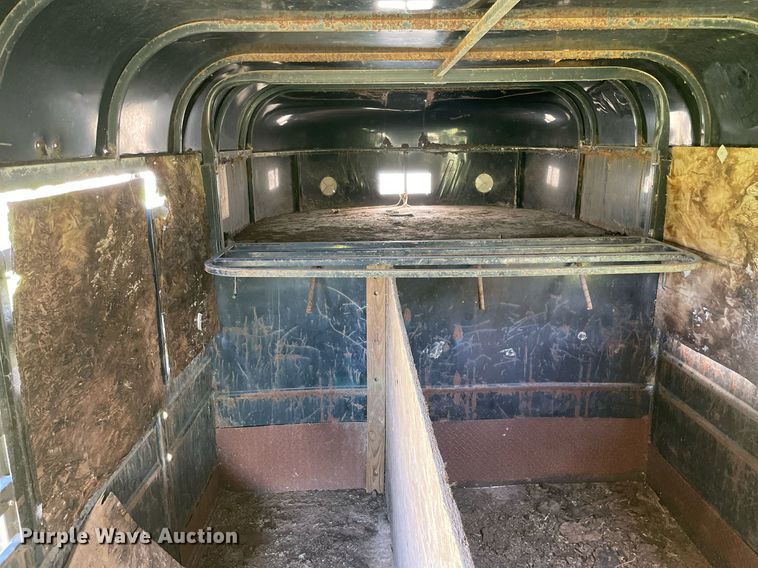 image for item DL3767 1990 Kiefer Built  livestock trailer