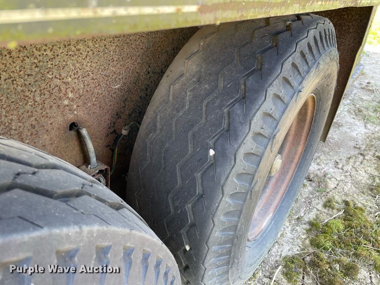 image for item DL3767 1990 Kiefer Built  livestock trailer