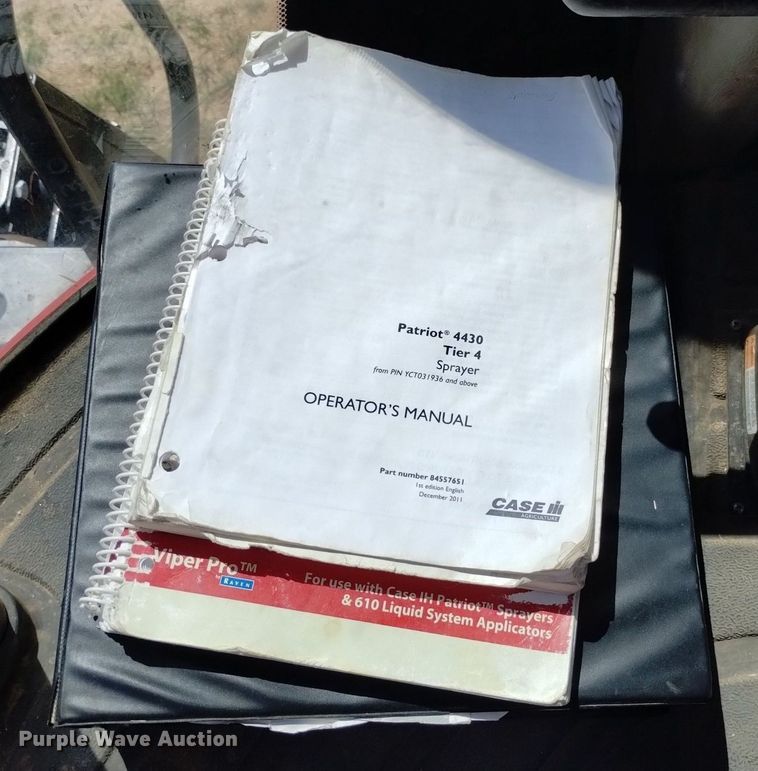 image for item DN6474 2012 Case Patriot 4430  sprayer