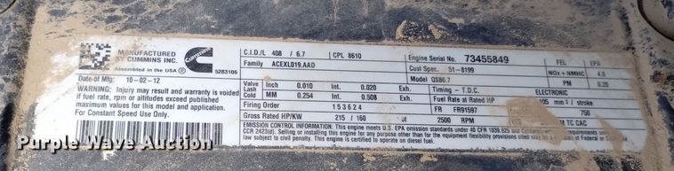 image for item DN6475 2013 Apache AS1220  sprayer