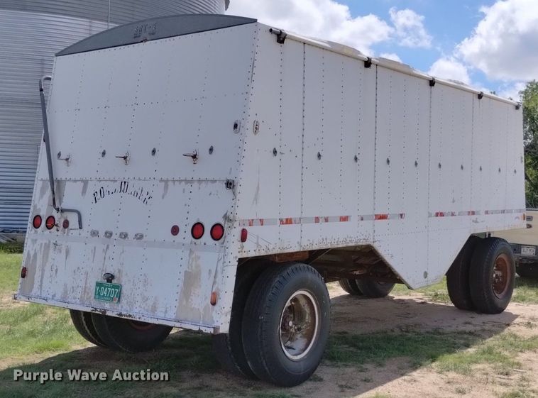 image for item DN6476 1974 Shop built  pup grain trailer