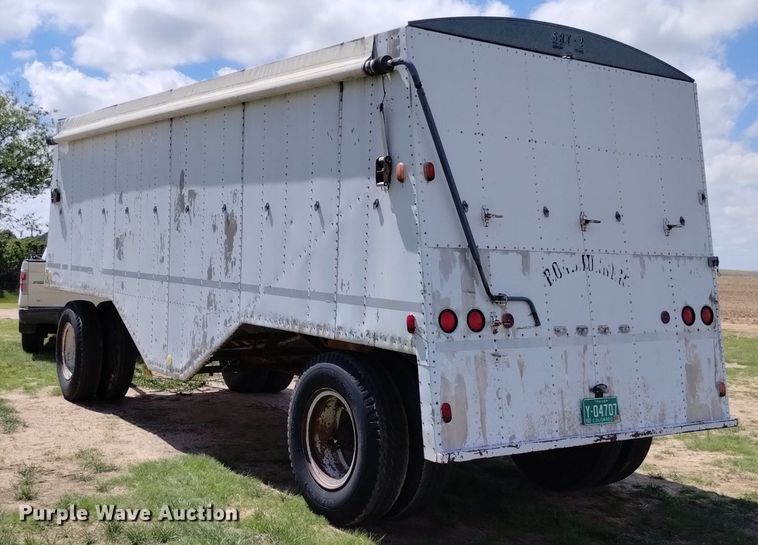 image for item DN6476 1974 Shop built  pup grain trailer