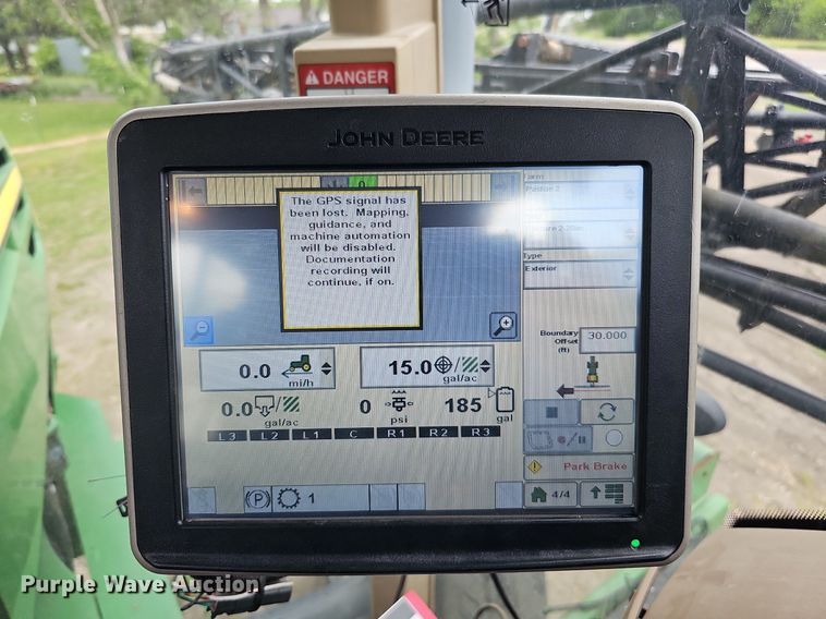 image for item DO2703 2012 John Deere 4730  sprayer
