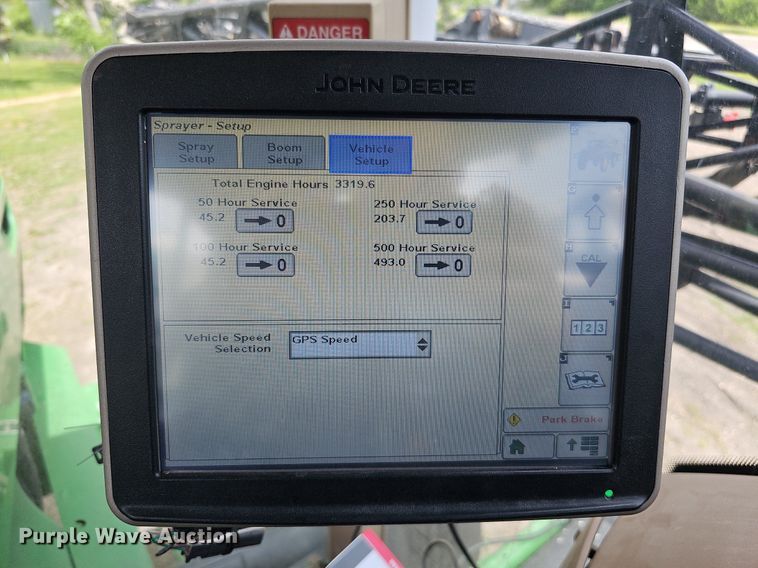 image for item DO2703 2012 John Deere 4730  sprayer