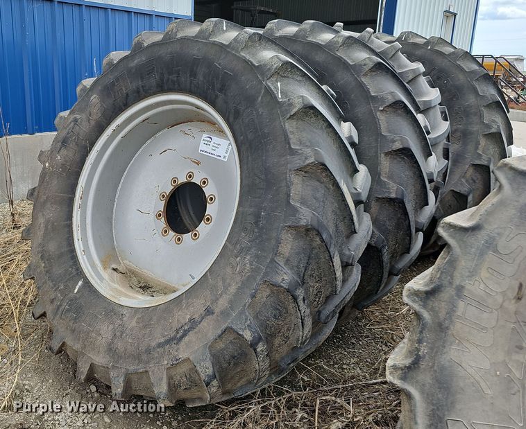 image for item DO2708 (4) Michelin 650/65R38 tires and wheels