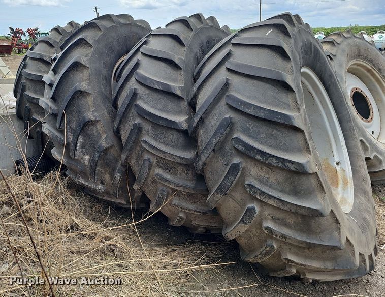 image for item DO2708 (4) Michelin 650/65R38 tires and wheels