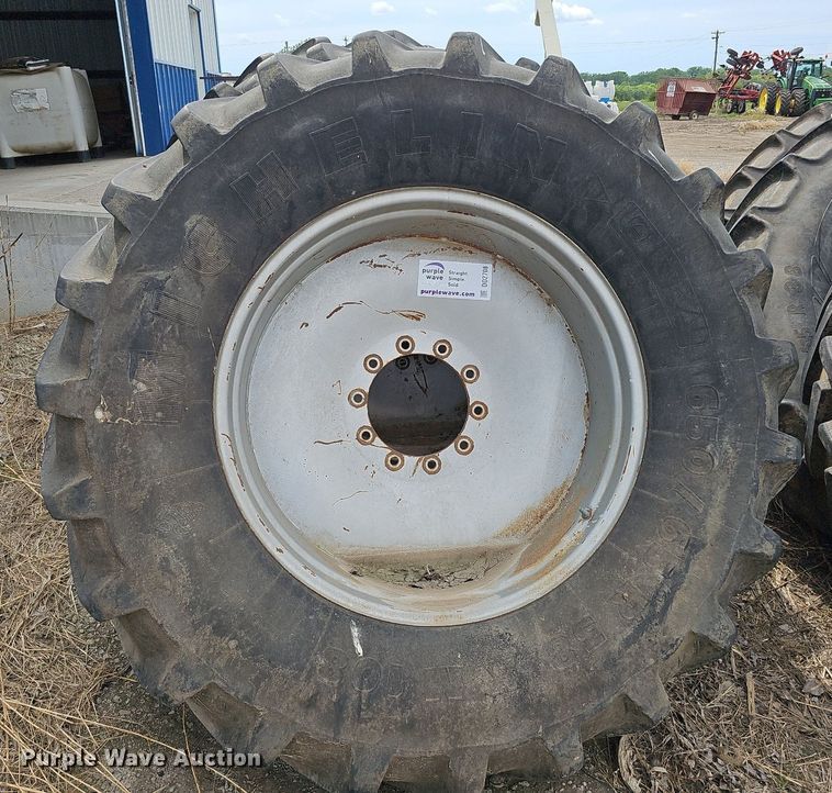 image for item DO2708 (4) Michelin 650/65R38 tires and wheels