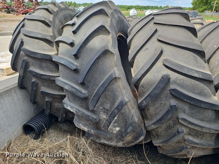 image for item DO2708 (4) Michelin 650/65R38 tires and wheels