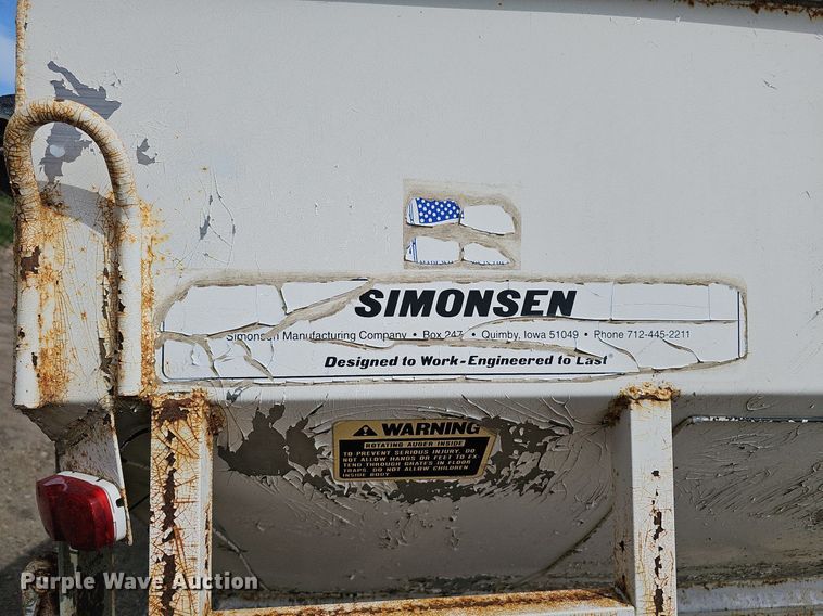 image for item DO2715 Simonsen SMC4816S  fertilizer delivery bed