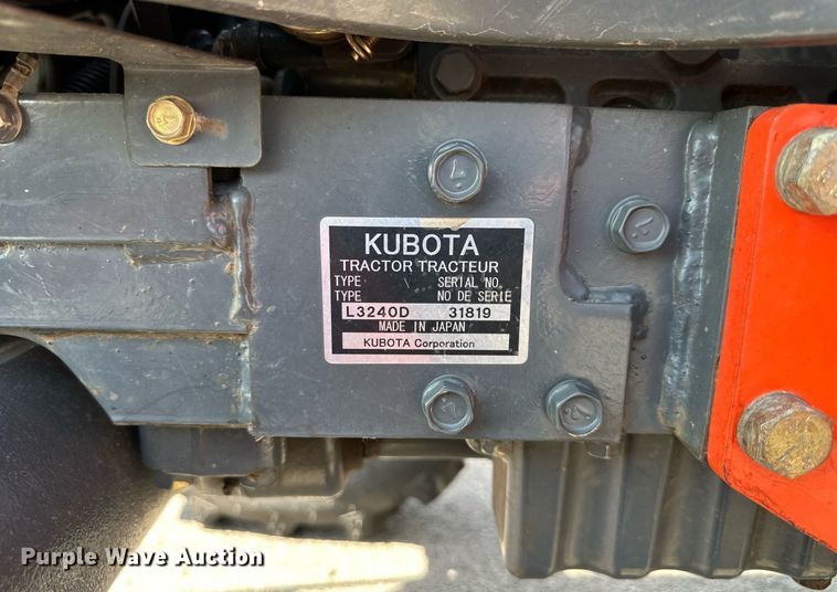 image for item DO5020 Kubota L3240D  MFWD tractor