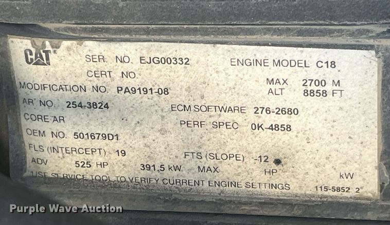 image for item DP0496 2006 Caterpillar Challenger MT865B  tractor