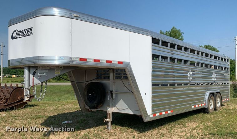 image for item DP8651 2018 Cimarron  livestock trailer