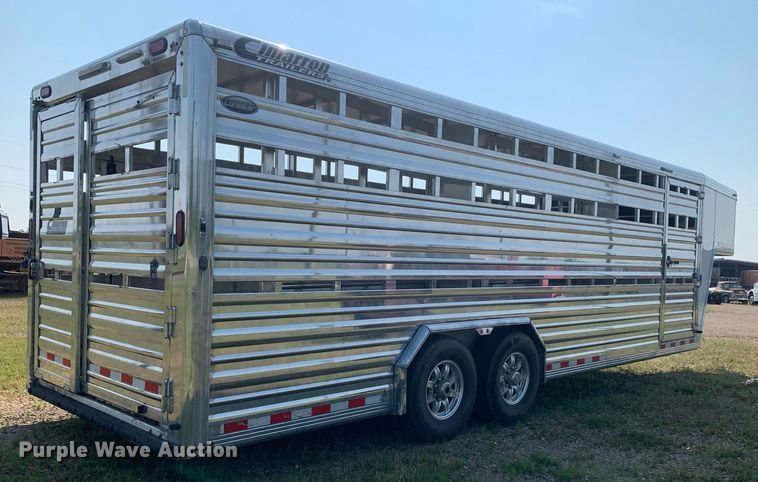 image for item DP8651 2018 Cimarron  livestock trailer