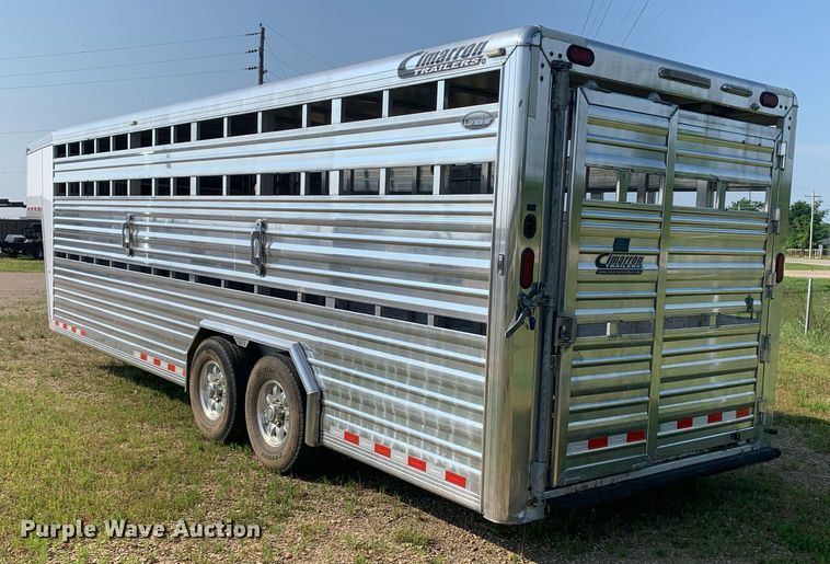 image for item DP8651 2018 Cimarron  livestock trailer