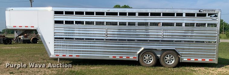 image for item DP8651 2018 Cimarron  livestock trailer