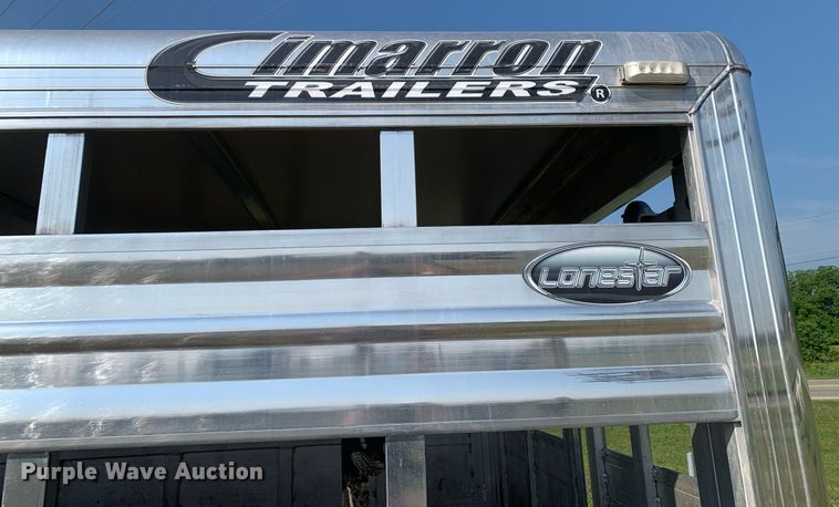 image for item DP8651 2018 Cimarron  livestock trailer