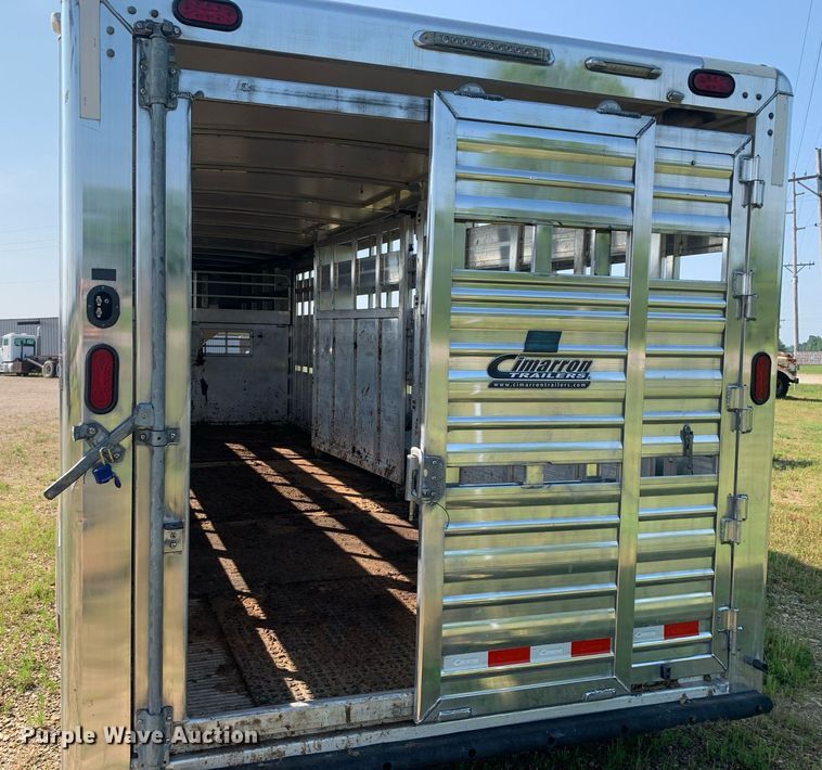 image for item DP8651 2018 Cimarron  livestock trailer