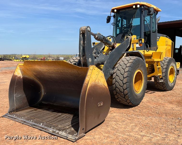 image for item DR5673 2021 John Deere 624 P-Tier  wheel loader