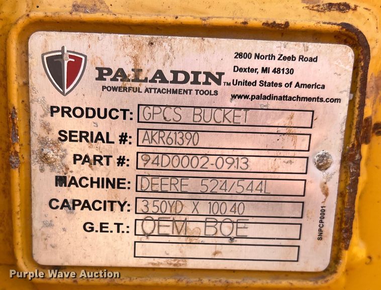 image for item DR5673 2021 John Deere 624 P-Tier  wheel loader