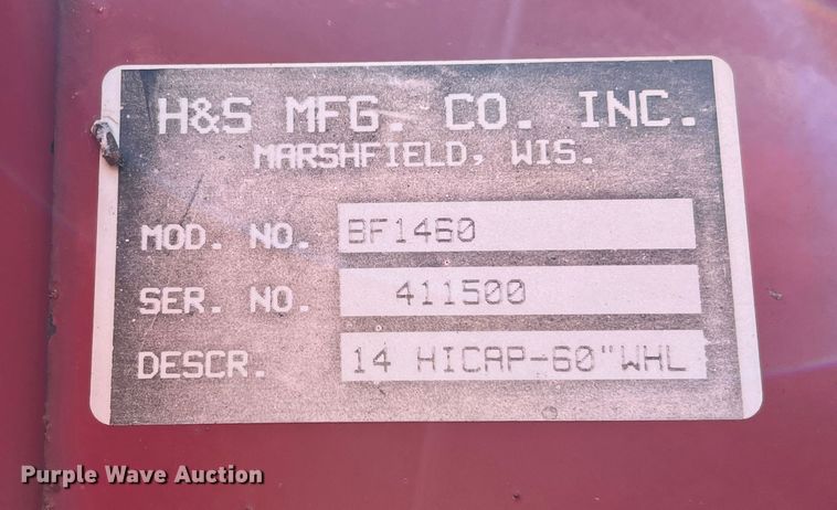 image for item DR5686 H&S BF1660  hay rake