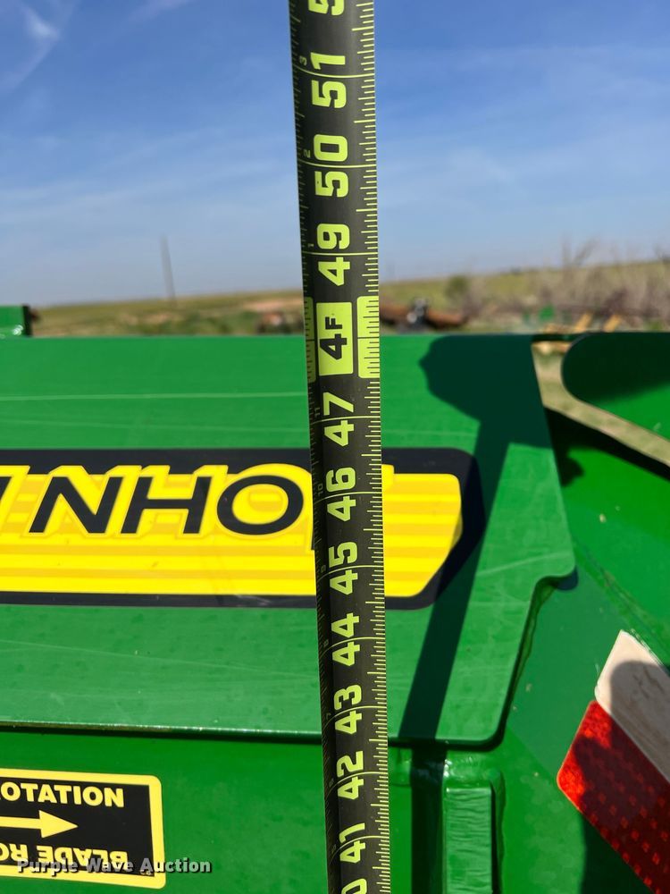 image for item DR5693 2020 John Deere E12  batwing rotary mower