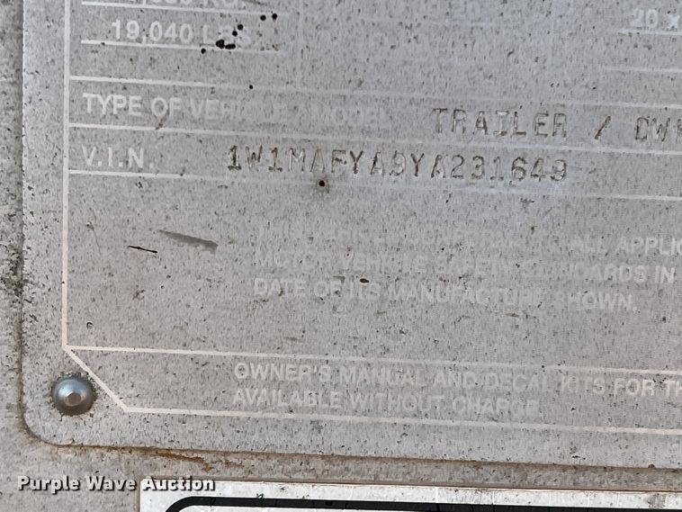 image for item DR5695 2000 Wilson DWH-400  grain trailer