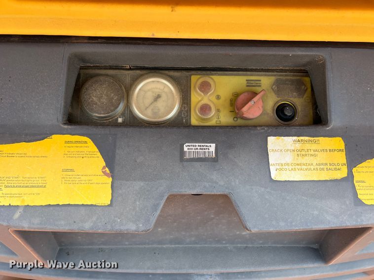 image for item DR5701 2011 Atlas Copco XAS 185 JD RSC  air compressor