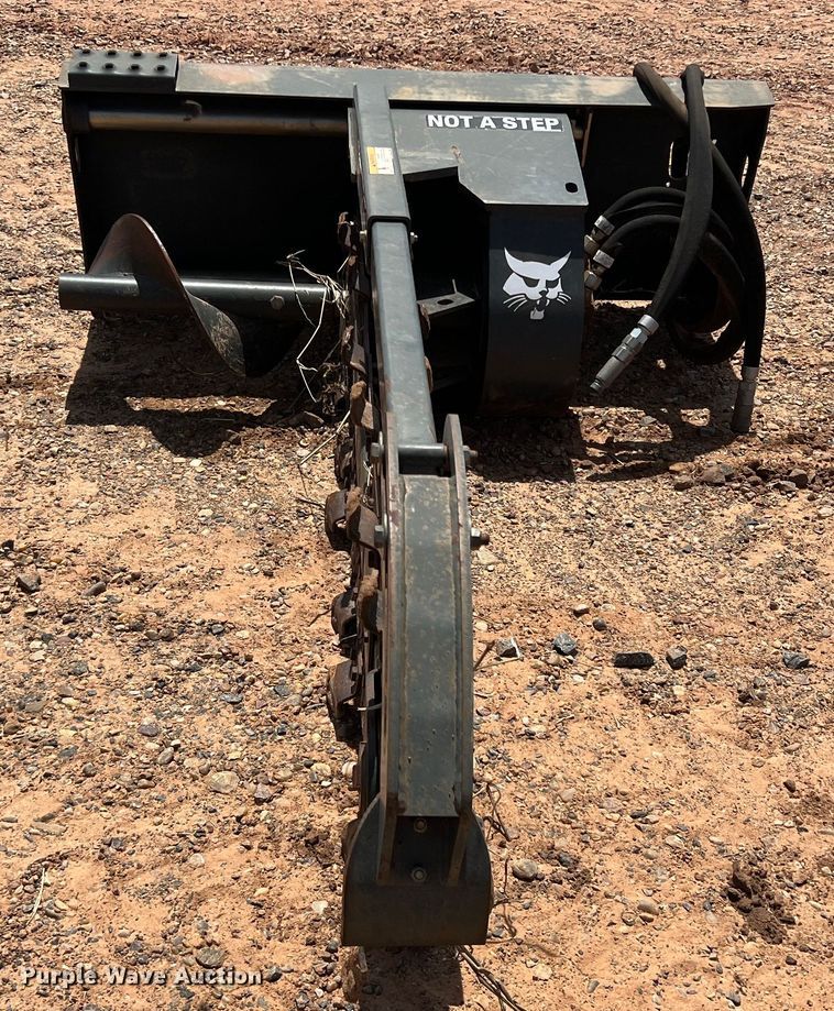 image for item DR5704 2016 Bobcat LT313  skid steer trencher