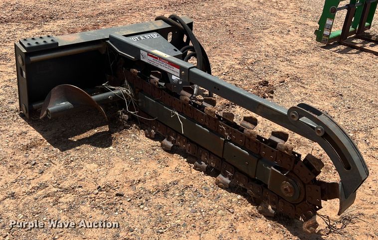 image for item DR5704 2016 Bobcat LT313  skid steer trencher