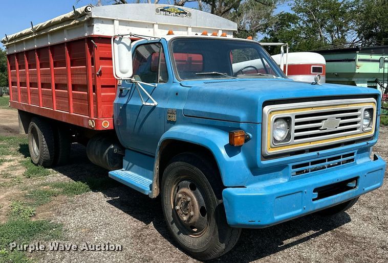image for item KL9033 1974 Chevrolet  C60 grain truck