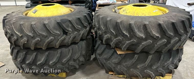 image for item KL9034 (4) 520/85R38 tires