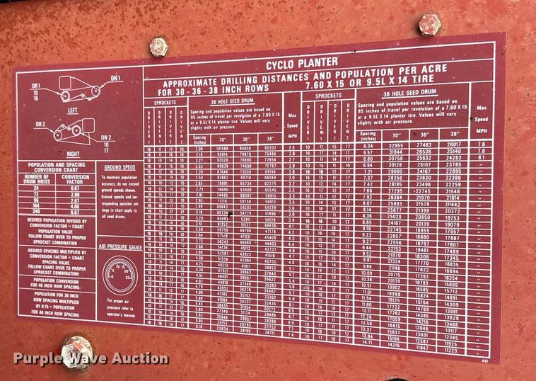 image for item KL9047 International 800 Cyclo Air  planter