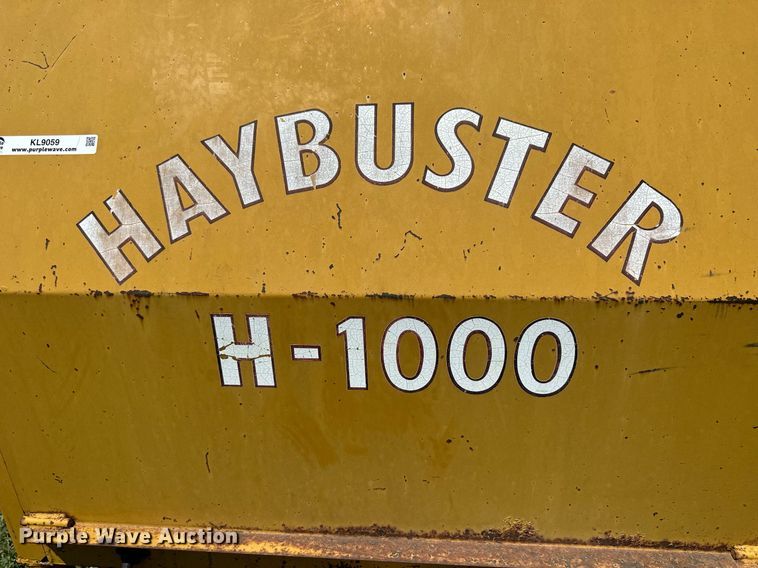 image for item KL9059 HayBuster H-1000  bale processor